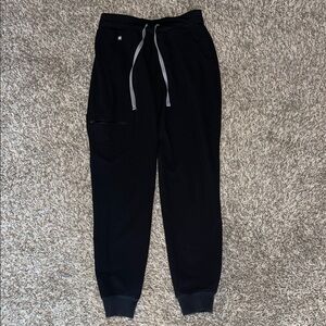 Figs black jogger scrub pants